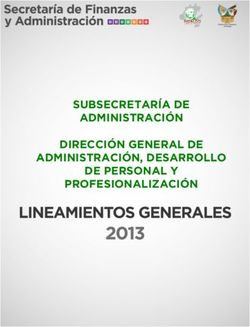 SUBSECRETARÍA DE ADMINISTRACIÓN DIRECCIÓN GENERAL DE ADMINISTRACIÓN, DESARROLLO DE PERSONAL Y PROFESIONALIZACIÓN - Subsecretaría de Administración ...
