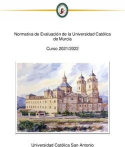 Normativa de Evaluación de la Universidad Católica de Murcia Curso 2021/2022 - Universidad Católica San Antonio - UCAM