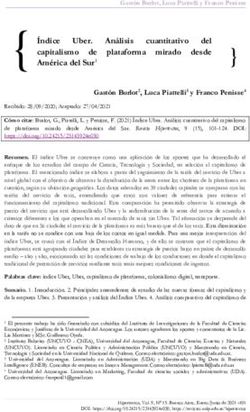 Índice Uber. Análisis del - Revista Hipertextos