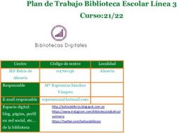 Plan de Trabajo Biblioteca Escolar L&iacute;nea 3 Curso:21/22