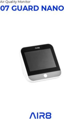 GUARD NANO Air Quality Monitor - AIR8