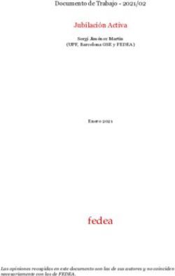 Fedea - Jubilaci&oacute;n Activa Documento de Trabajo 2021/02 - Documentos FEDEA