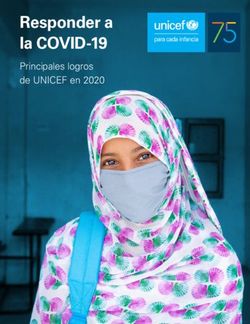 Responder a la COVID-19 - Principales logros de UNICEF en 2020