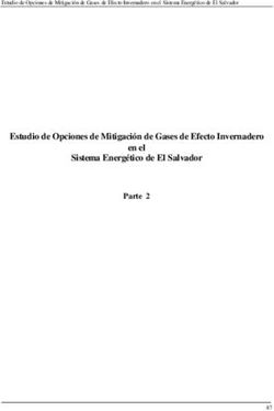 Estudio de Opciones de Mitigación de Gases de Efecto Invernadero en el Sistema Energético de El Salvador - Estudio de Opciones de Mitigación de ...