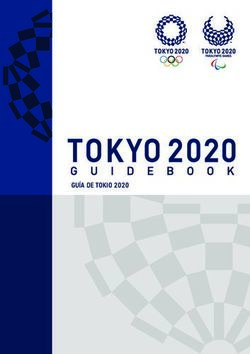 GUÍA DE TOKIO 2020 - Olympics