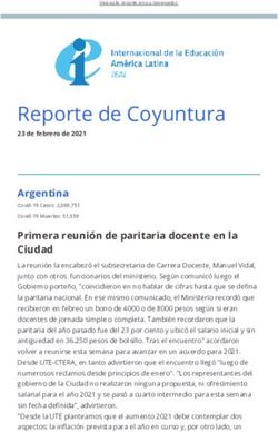 Reporte de Coyuntura - Observatorio Latinoamericano de ...