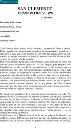 SAN CLEMENTE PREG&Oacute;N DE FIESTAS 2003