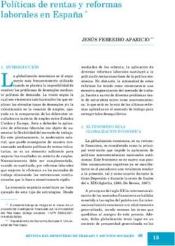 Políticas de rentas y reformas laborales en España