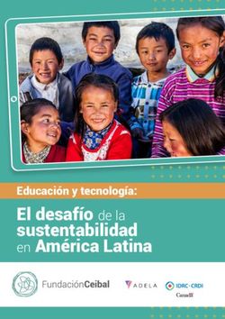Sustentabilidad en América Latina - El desafío de la Educación y tecnología