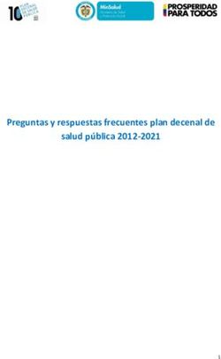Preguntas y respuestas frecuentes plan decenal de salud pública 2012-2021