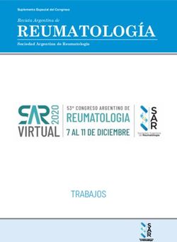 REUMATOLOGÍA - TRABAJOS - Sociedad Argentina de Reumatología