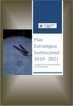 Plan Estratégico Institucional 2018 2021 - Secretaría Técnica ...