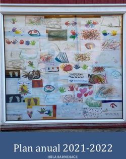 Plan anual 2021-2022 HOLA BARNEHAGE