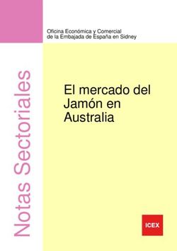 EL MERCADO DEL JAM&Oacute;N EN AUSTRALIA - OFICINA ECON&Oacute;MICA Y COMERCIAL DE LA EMBAJADA DE ESPA&Ntilde;A EN SIDNEY - EXPORTAPYMES