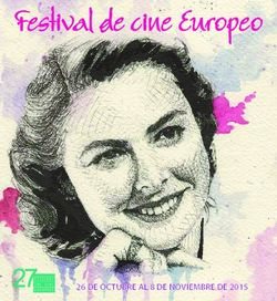 Festival de cine Europeo - 26 DE OCTUBRE AL 8 DE NOVIEMBRE DE 2015
