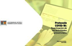 Protocolo COVID-19: Reactivaci&oacute;n de las actividades presenciales - Segunda versi&oacute;n - USM Noticias