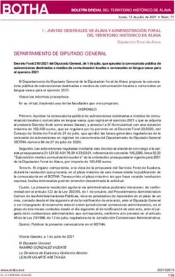 DEPARTAMENTO DE DIPUTADO GENERAL - Arabako Foru ...