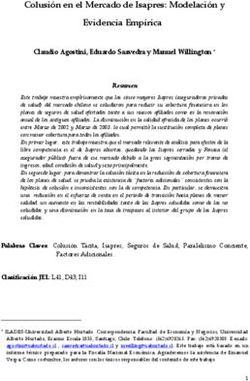 Colusión en el Mercado de Isapres: Modelación y Evidencia Empírica