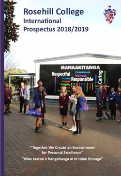 Rosehill College International Prospectus 2018/2019 - "Together We Create an Environment