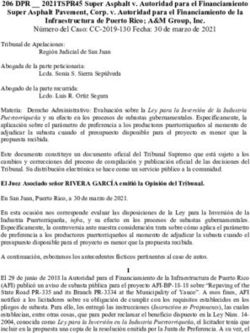 206 DPR _ 2021TSPR45 Super Asphalt v. Autoridad para el Financiamiento Super Asphalt Pavement, Corp. v. Autoridad para el Financiamiento de la ...