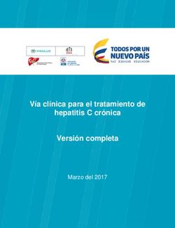Vía clínica para el tratamiento de hepatitis C crónica Versión completa - Marzo del 2017