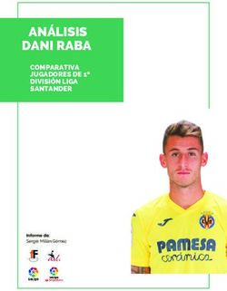 AN&Aacute;LISIS DANI RABA COMPARATIVA JUGADORES DE 1&ordm; DIVISI&Oacute;N LIGA SANTANDER - Informe de: Sergio Mill&aacute;n G&oacute;mez