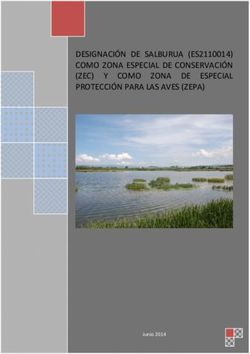 DESIGNACIÓN DE SALBURUA (ES2110014) COMO ZONA ESPECIAL DE CONSERVACIÓN (ZEC) Y COMO ZONA DE ESPECIAL PROTECCIÓN PARA LAS AVES (ZEPA)