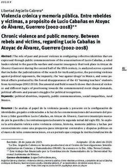 Violencia cr&oacute;nica y memoria p&uacute;blica. Entre rebeldes y v&iacute;ctimas, a prop&oacute;sito de Lucio Caba&ntilde;as en Atoyac de &Aacute;lvarez, Guerrero (2002-2018)** Chronic ...