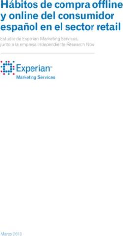 Hábitos de compra offline y online del consumidor español en el sector retail - Estudio de Experian Marketing Services, junto a la empresa ...