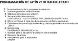 PROGRAMACIÓN DE LATÍN 2º DE BACHILLERATO