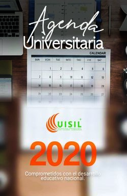2020 Comprometidos con el desarrollo educativo nacional - UISIL
