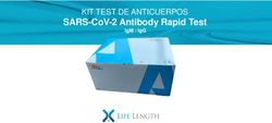 SARS-COV-2 ANTIBODY RAPID TEST - KIT TEST DE ANTICUERPOS IGM / IGG - LIFE LENGTH