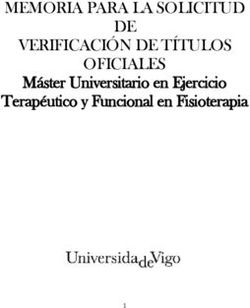 MEMORIA PARA LA SOLICITUD DE VERIFICACIÓN DE TÍTULOS OFICIALES - Máster Universitario en Ejercicio Terapéutico y Funcional en Fisioterapia ...