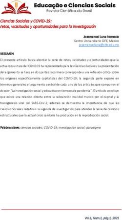 Ciencias Sociales y COVID-19: retos, vicisitudes y oportunidades para la investigaci&oacute;n - Boaciencia