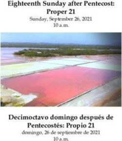 Eighteenth Sunday after Pentecost: Proper 21 - Decimoctavo domingo después de Pentecostés: Propio 21 - Sunday, September 26, 2021 10 a.m ...