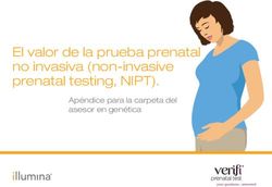 El valor de la prueba prenatal no invasiva (non-invasive prenatal testing, NIPT) - Apéndice para la carpeta del asesor en genética