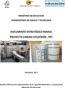 DOCUMENTO ESTRATÉGICO MARCO PROYECTO UNIDAD CICLOTRÓN - PET