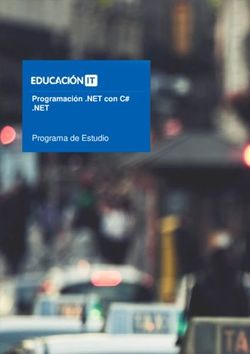 Programación .NET con C# .NET Programa de Estudio - www.educacionit.com