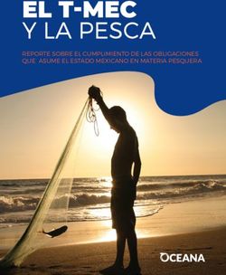 REPORTE SOBRE EL CUMPLIMIENTO DE LAS OBLIGACIONES QUE ASUME EL ESTADO MEXICANO EN MATERIA PESQUERA