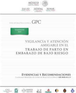 VIGILANCIA Y ATENCIÓN AMIGABLE EN EL TRABAJO DE PARTO EN EMBARAZO DE BAJO RIESGO - Evidencias y Recomendaciones