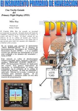 Una Vuelta Guiada del Primary Flight Display (PFD)