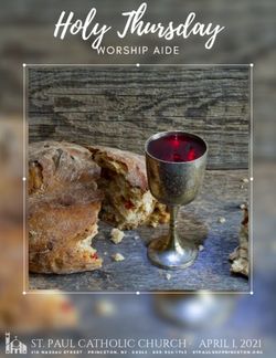 ST. PAUL CATHOLIC CHURCH APRIL 1, 2021 - St. Paul Parish | Princeton, NJ