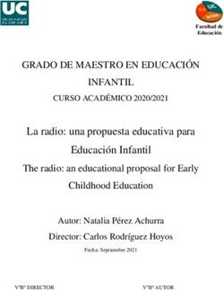GRADO DE MAESTRO EN EDUCACI&Oacute;N INFANTIL