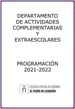 DEPARTAMENTO DE ACTIVIDADES COMPLEMENTARIAS Y EXTRAESCOLARES PROGRAMACI&Oacute;N 2021-2022