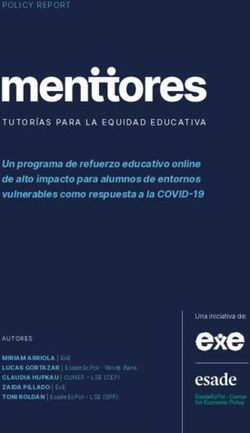 Un programa de refuerzo educativo online de alto impacto para alumnos de entornos vulnerables como respuesta a la COVID-19