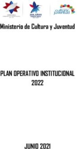 PLAN OPERATIVO INSTITUCIONAL - JUNIO 2021 - Ministerio de Cultura y Juventud 2022