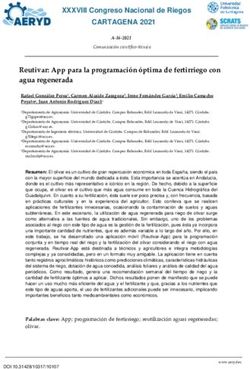 CARTAGENA 2021 XXXVIII Congreso Nacional de Riegos