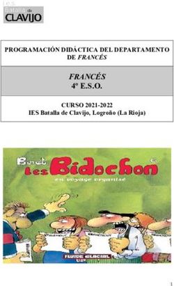 FRANCÉS 4º E.S.O. PROGRAMACIÓN DIDÁCTICA DEL DEPARTAMENTO DE FRANCÉS CURSO 2021-2022 - IES Batalla de Clavijo, Logroño (La Rioja)