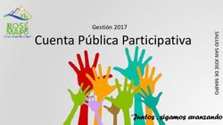Cuenta P&uacute;blica Participativa - Gesti&oacute;n 2017 - "Juntos , sigamos avanzando" - ssmso