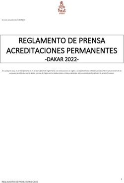 REGLAMENTO DE PRENSA ACREDITACIONES PERMANENTES
